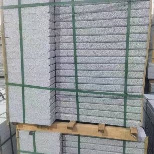 西安 5公分芝麻白，倒斜角，室外楼梯踏步