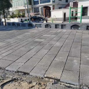 西安仿古石铺装效果