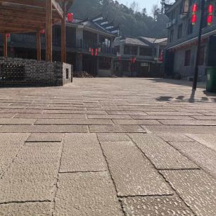 西安仿古石铺装效果