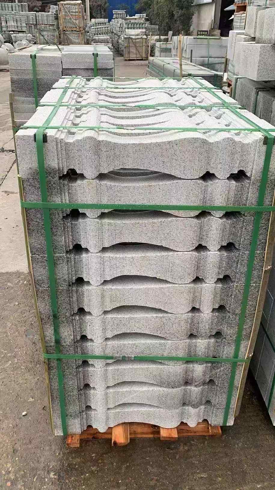 西安 芝麻白方形拉丝面，栏杆花瓶柱