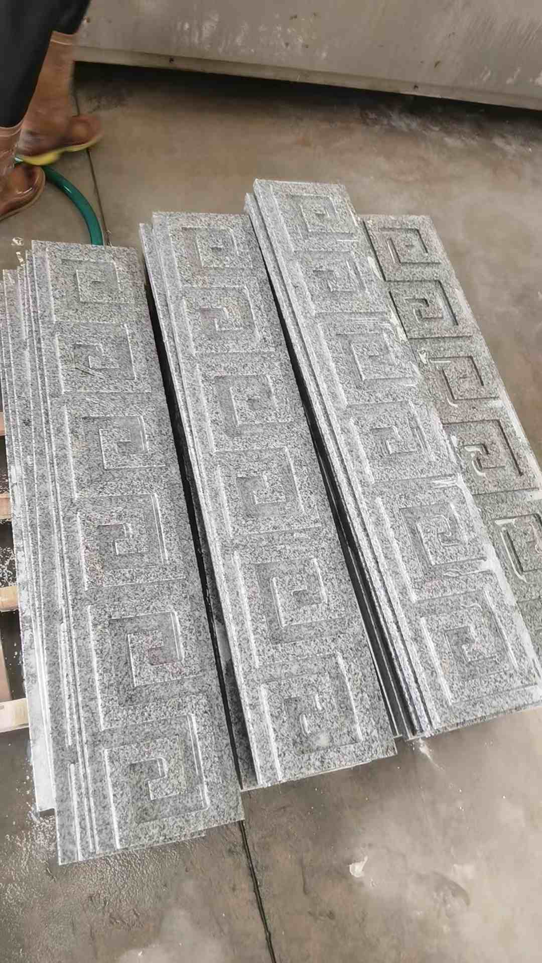 西安 别墅回纹线条，雕刻