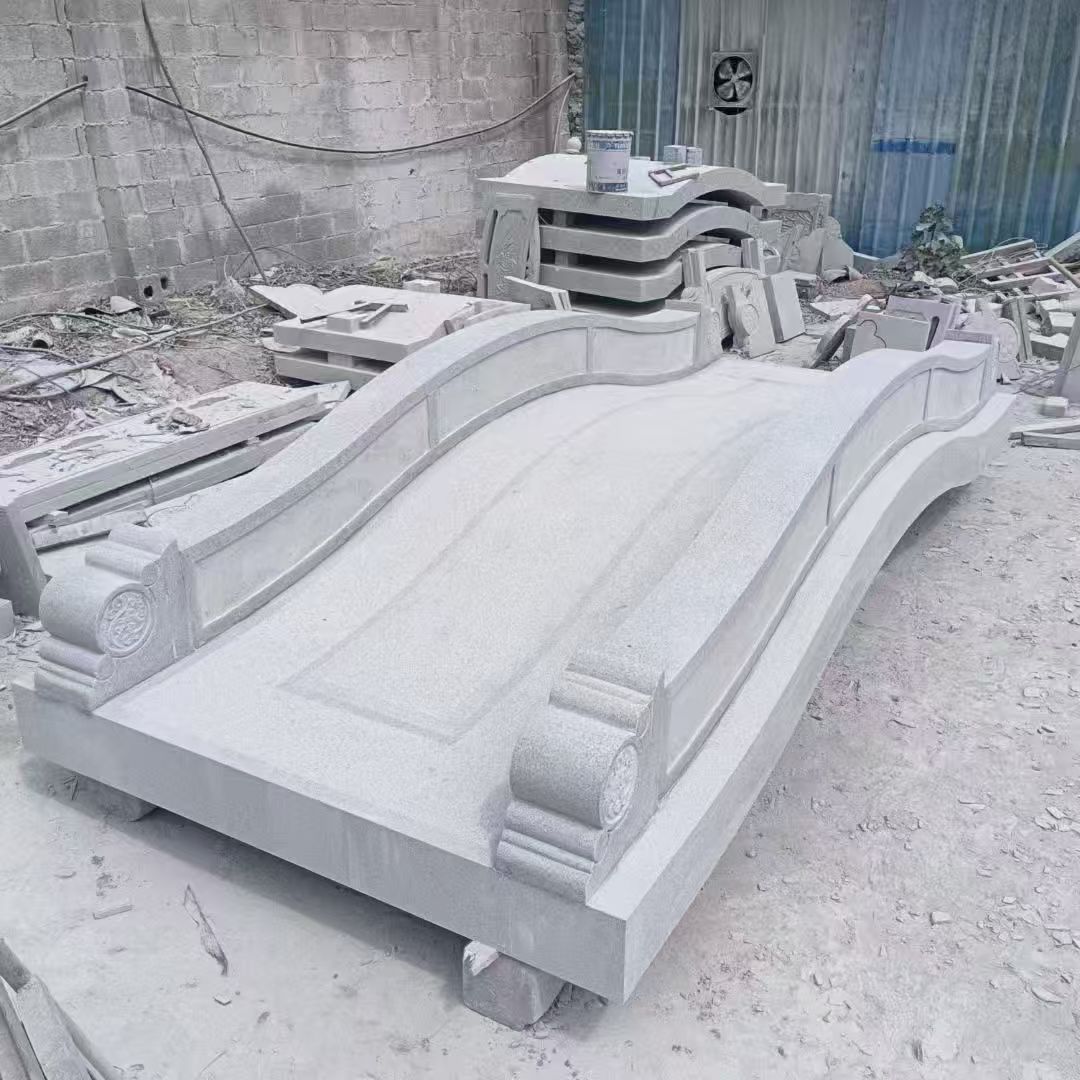 西安 芝麻灰花岗岩园林景观 小石桥