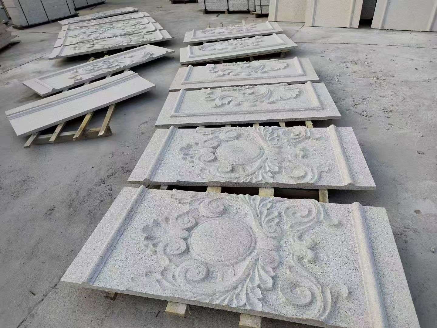 西安 芝麻白干挂雕花板