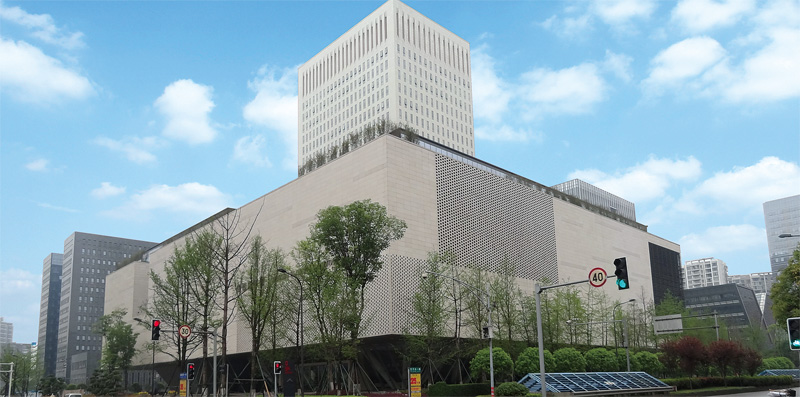 西安花岗岩在外墙干挂案例